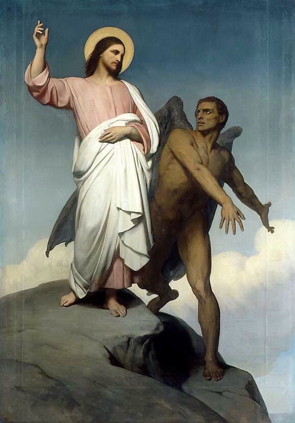 The Temptation of Christ
Ary Scheffer, 1854